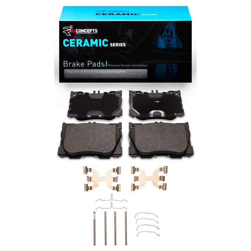 Mercedes-Benz CLS450 Ceramic Brake Pads - Front - R1 Concepts - R1 Ceramic Pads & Hardware Kit - `16-`23